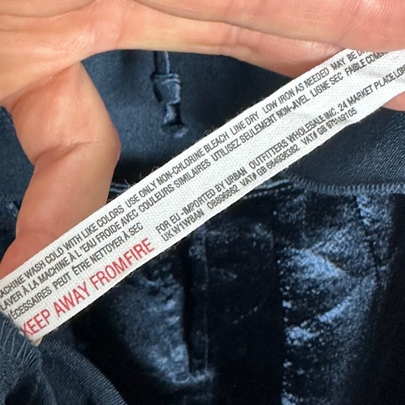 NWT Free People After Hours Slip Dress Blue Satin Size Small Ruffle Open‎ Back S - Picture 10 of 16